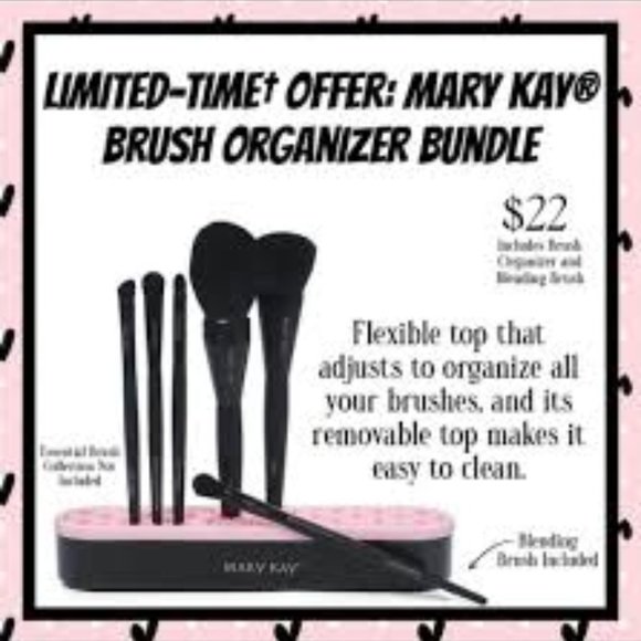 MAKEUP BRUSH ORGANIZER BUNDLE - MARY KAY